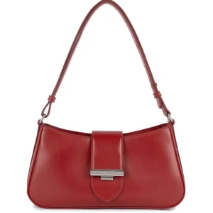 Lancaster Sac besace Zippé M Paris Ily 531-041 Carmin