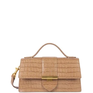 Lancaster Sac à main A rabat avec fermoir M Exo Ily 531-013 Sable