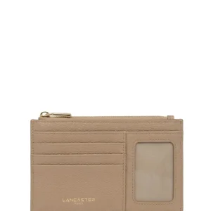 Lancaster Porte-cartes Zippé Dune 129-32 Beige Foncé