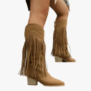 Bottes tendance à franges