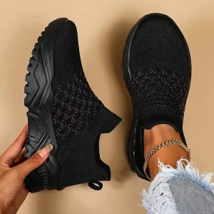 Sneakers Tricotées Minimalistes