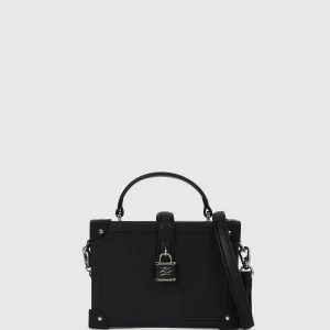 Sac à main Karl Lagerfeld avec cadenas B1W30100 K/Autograph Noir/ Nickel